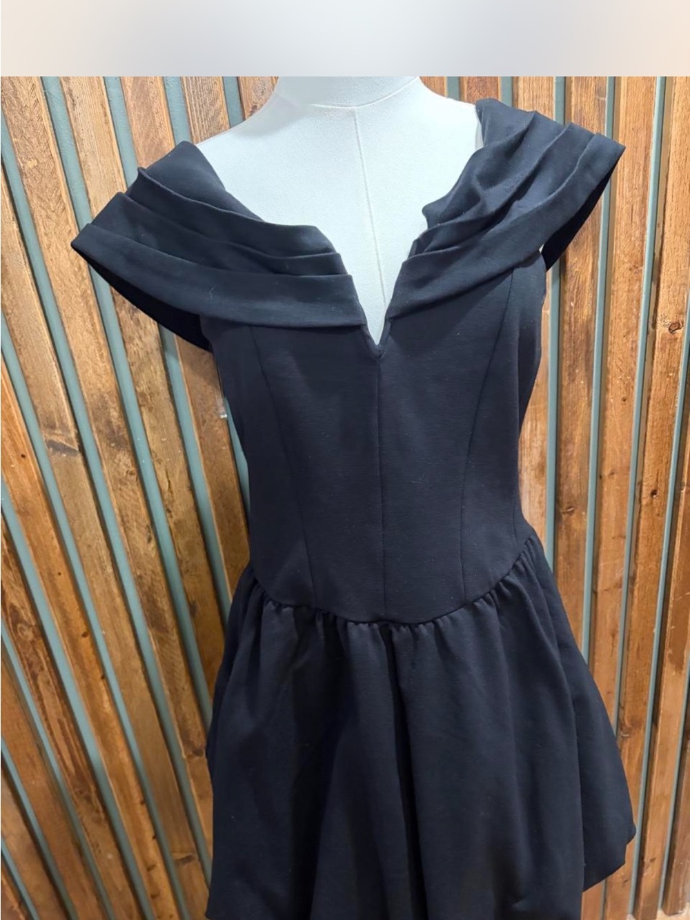 wild fable Off-Shoulder Black Cocktail Dress - Picture 8 of 10
